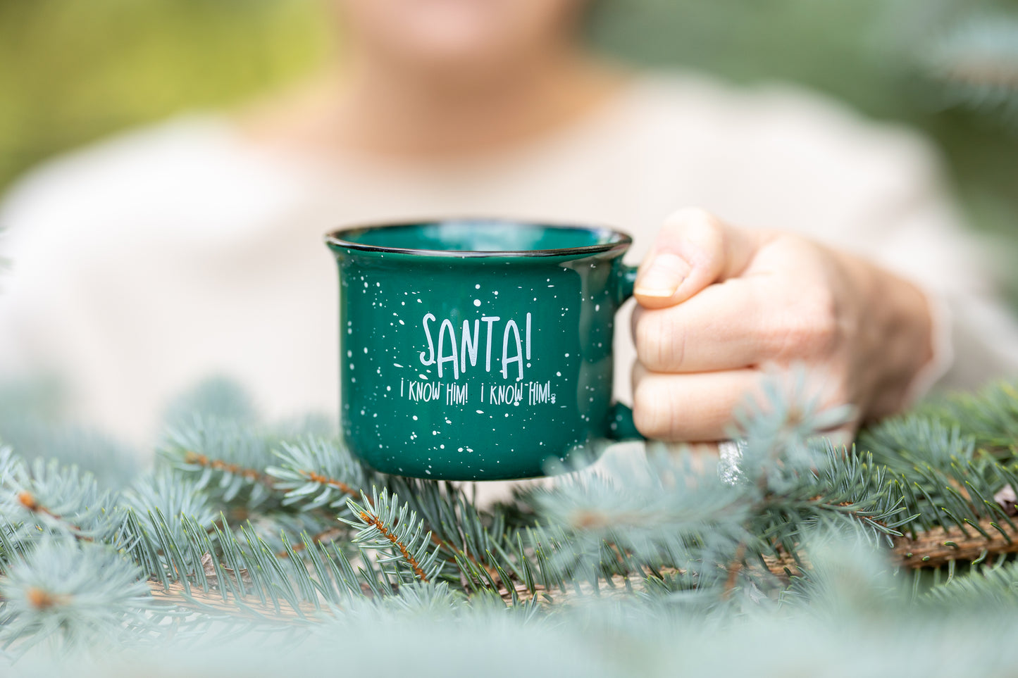 SANTA! I KNOW HIM! I KNOW HIM! | MINI KIDS CAMPFIRE MUG