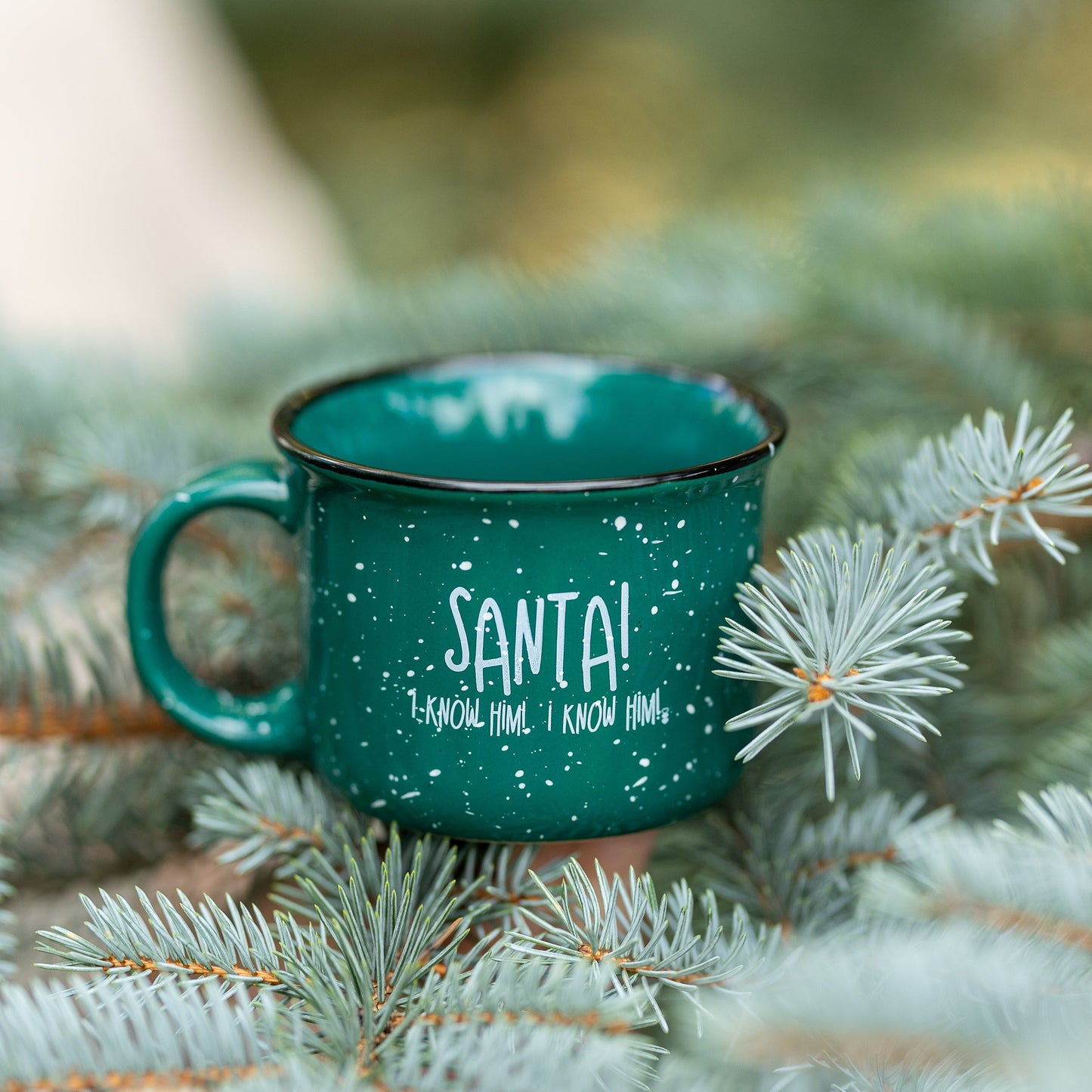 SANTA! I KNOW HIM! I KNOW HIM! | MINI KIDS CAMPFIRE MUG