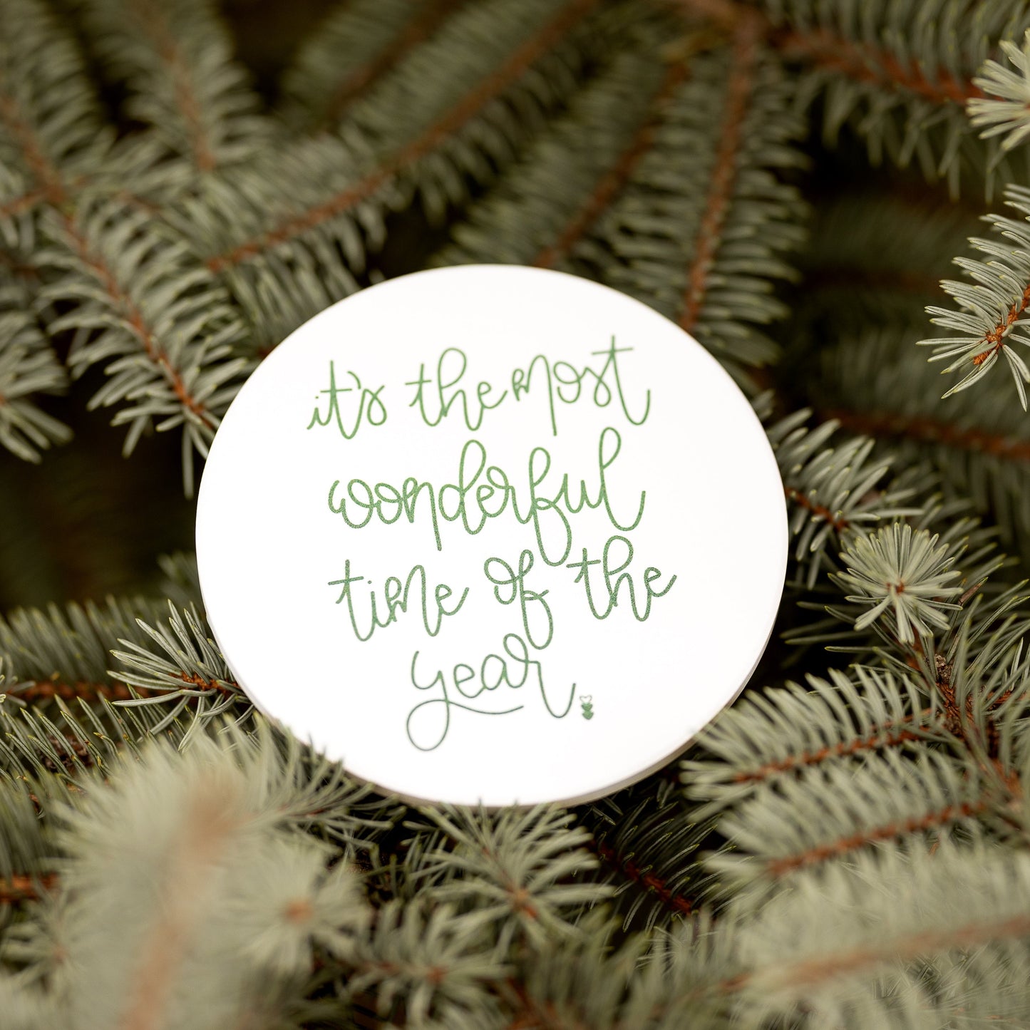 IT'S THE MOST WONDERFUL TIME OF THE YEAR | CHRISTMAS COASTER