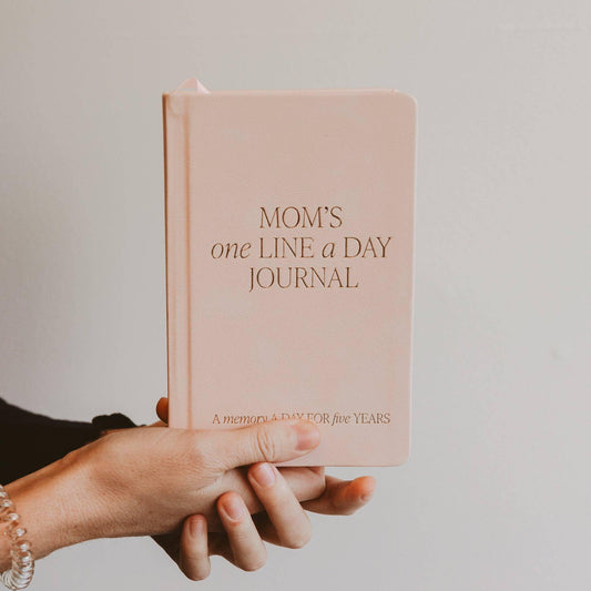 Mom's One Line A Day Leather Journal - Made for Mama Shop