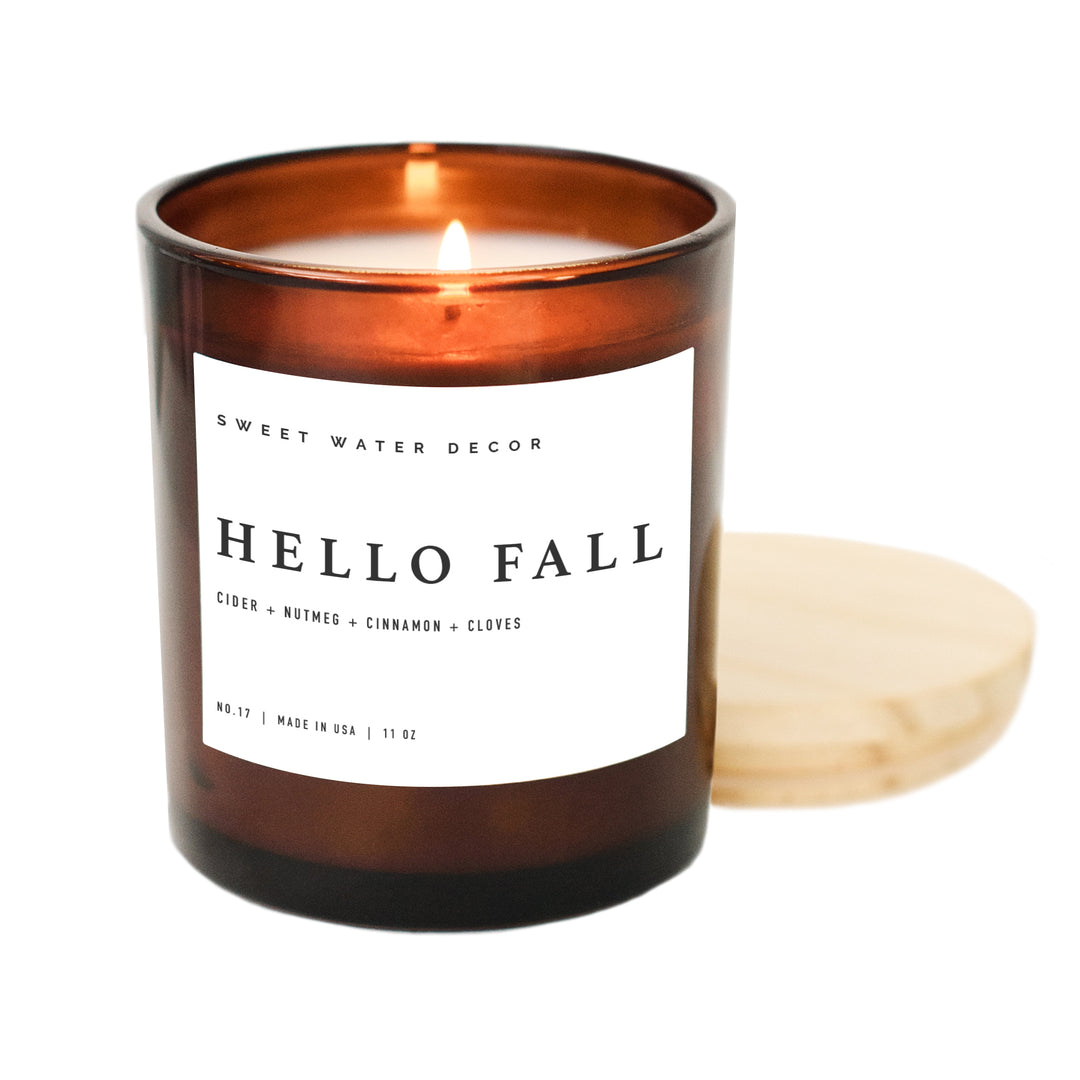 Hello Fall Jar Candle