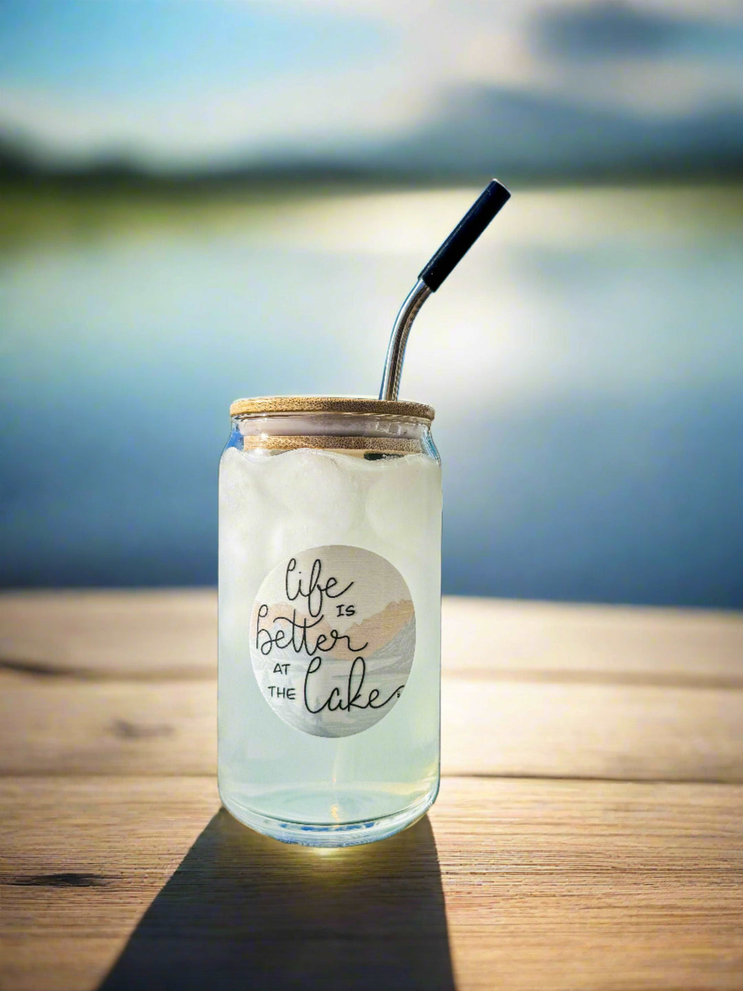 Life is Better at the Lake | Can Glass