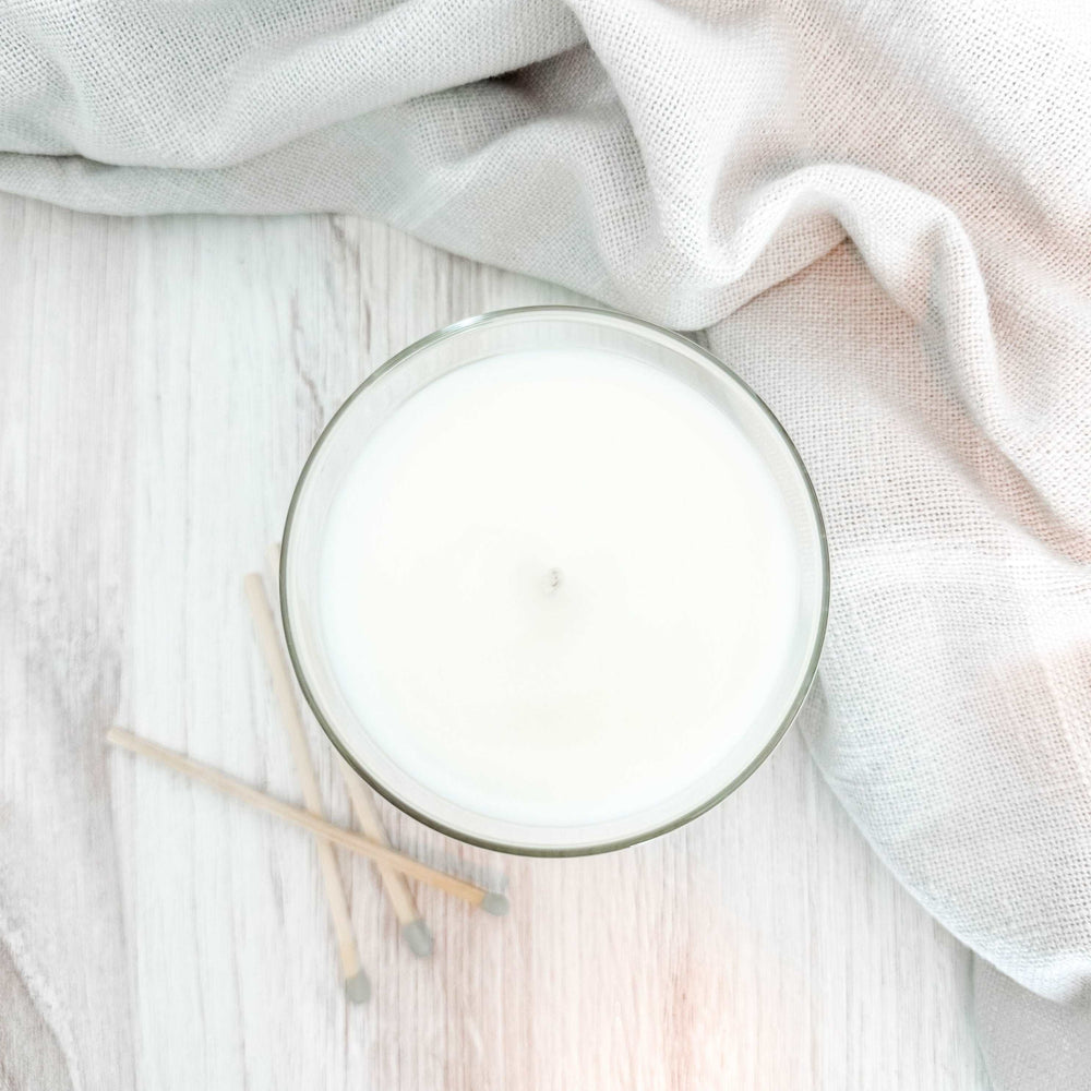 Sea Salt + Orchid | Whiskey Glass Soy Candle