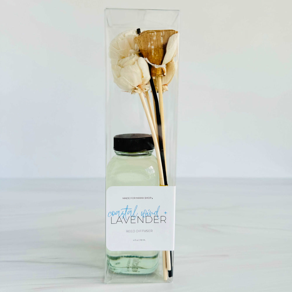 Coastal Wind + Lavender | Flower Reed Diffuser