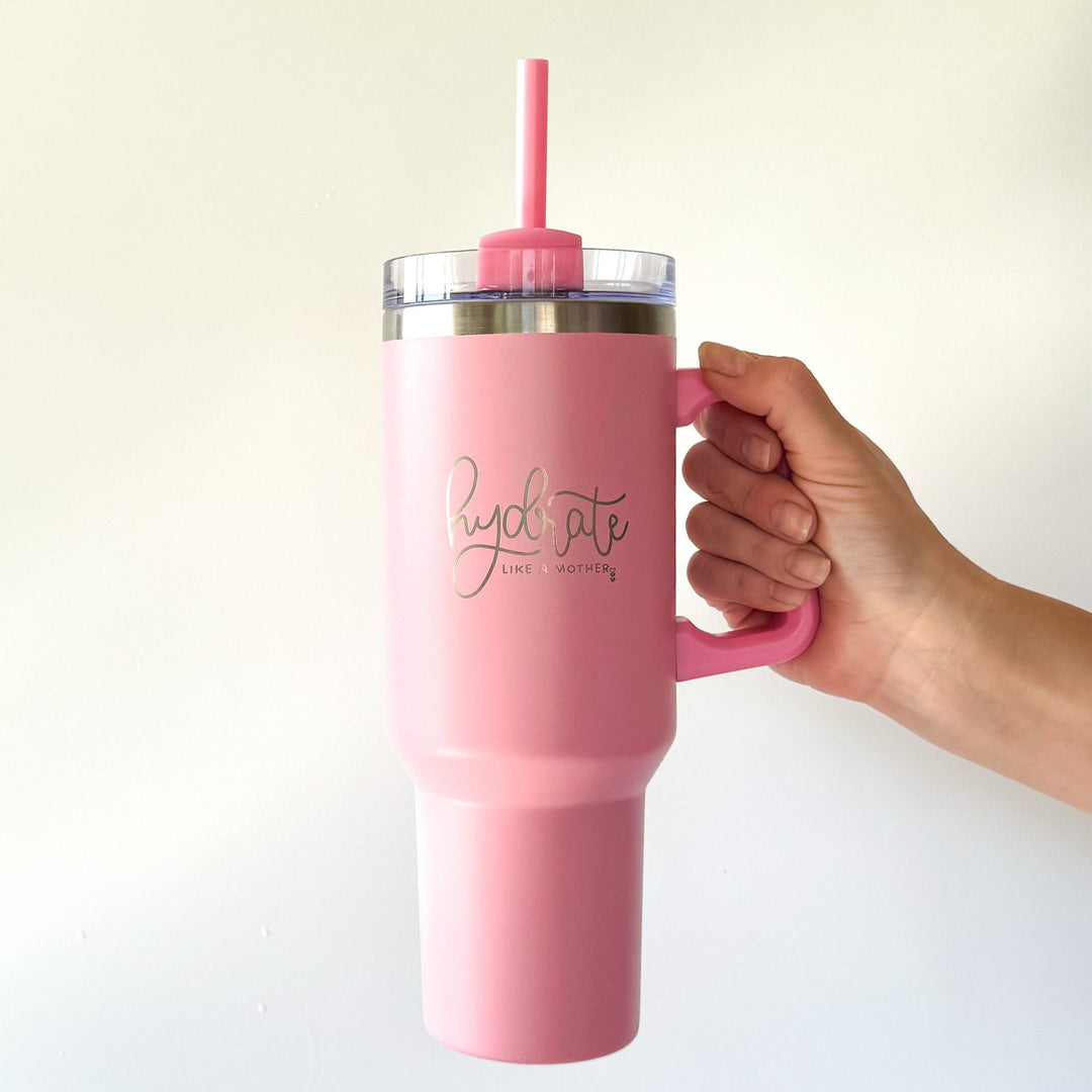 Hydrate Like a Mother | 40 oz Travel Tumbler