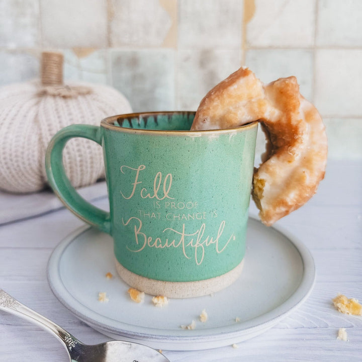 Fall Is Proof That Change Is Beautiful | Rustic Coffee Mug