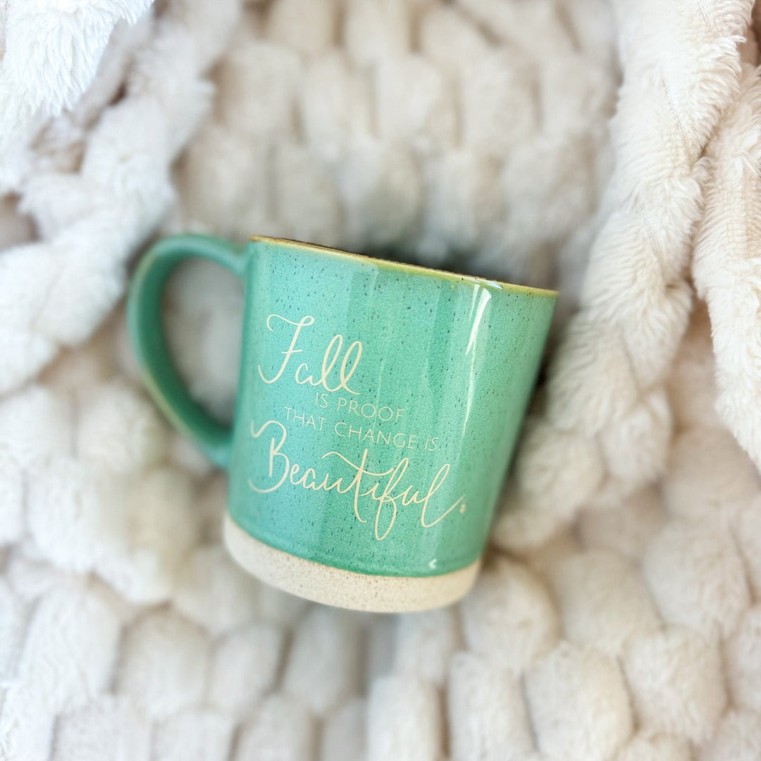 Fall Is Proof That Change Is Beautiful | Rustic Coffee Mug