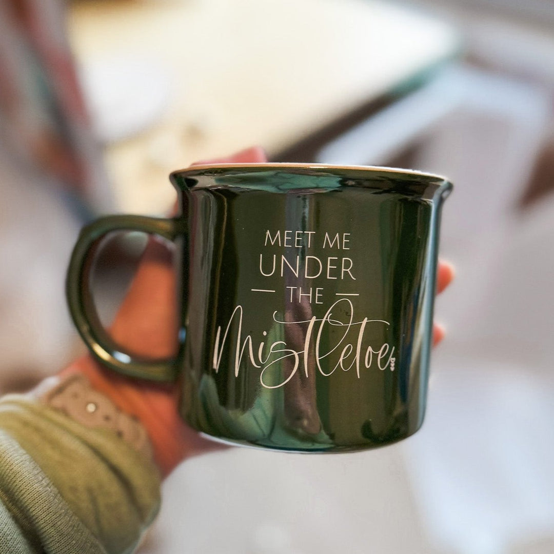 Meet Me Under The Mistletoe | Holiday Coffee Mug