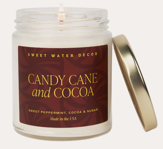 CANDY CANE AND COCOA CANDLE | 9 OZ