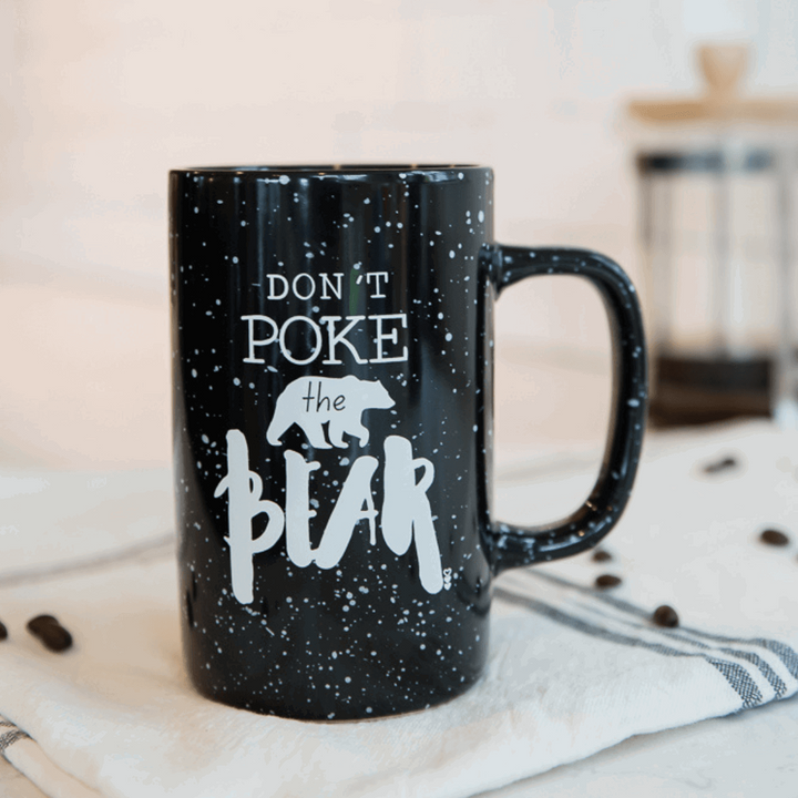 Don't Poke The Bear | Tall Campfire Coffee Mug - Made for Mama Shop