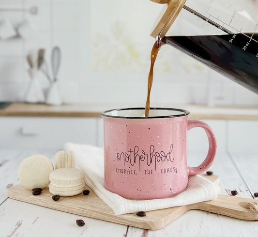 Motherhood Embrace The Chaos | Campfire Coffee Mug - Made for Mama Shop