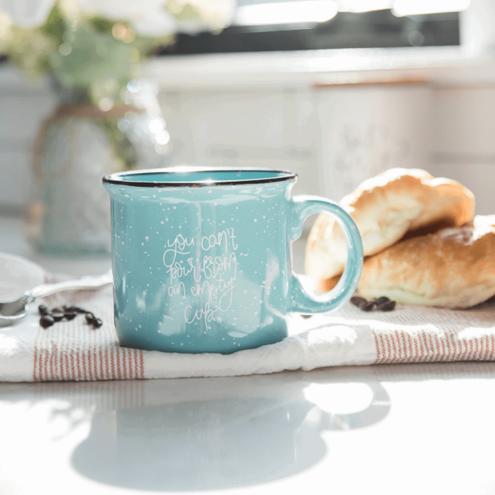 You Can't Pour From an Empty Cup | Campfire Coffee Mug - Made for Mama Shop