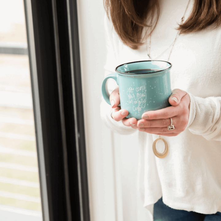 You Can't Pour From an Empty Cup | Campfire Coffee Mug - Made for Mama Shop