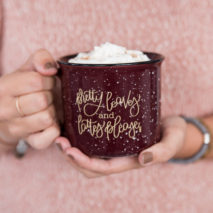 Perfectly Imperfect - Pretty Leaves and Lattes Please | Campfire Mug