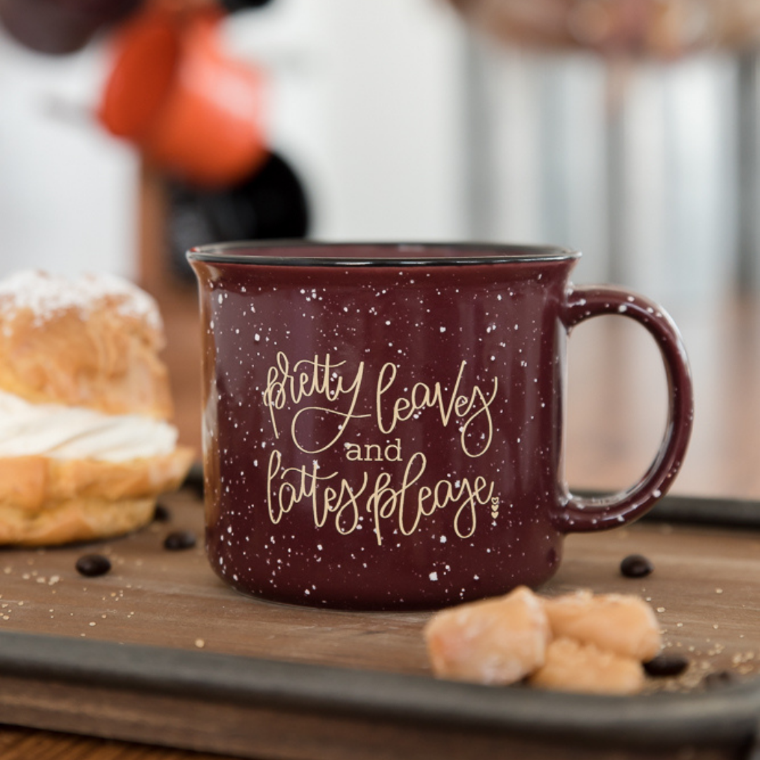 Perfectly Imperfect - Pretty Leaves and Lattes Please | Campfire Mug