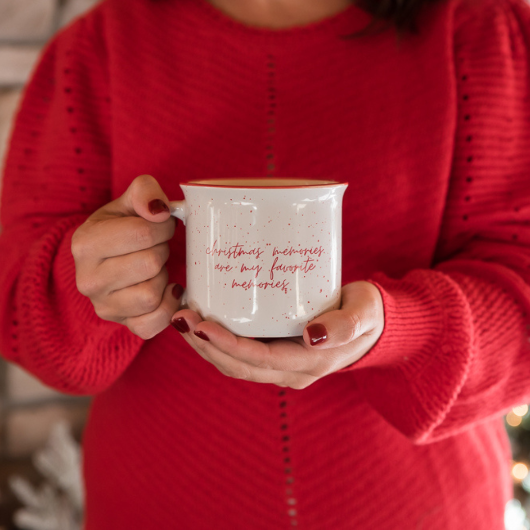 IMPERFECT - CHRISTMAS MEMORIES ARE MY FAVORITE MEMORIES | CAMPFIRE COFFEE MUG